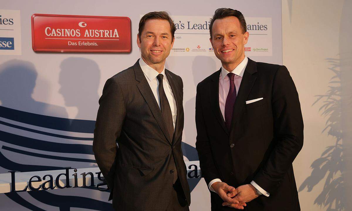 Commerzbank-Geschäftsführer Martin Butollo (li.) mit dem Wiener Börse-Vorstand Christoph Boschan.