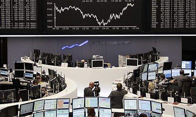 Die europäischen Börsen starten zum Wochenschluss im Plus