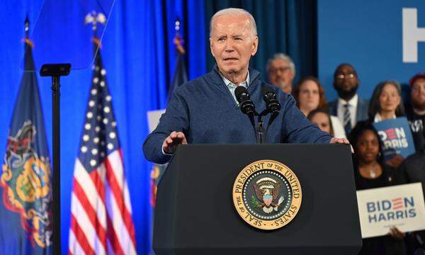 „Ich sehe eine Zukunft, in der wir die Demokratie verteidigen und sie nicht schwächen“, so US-Präsident Joe Biden.