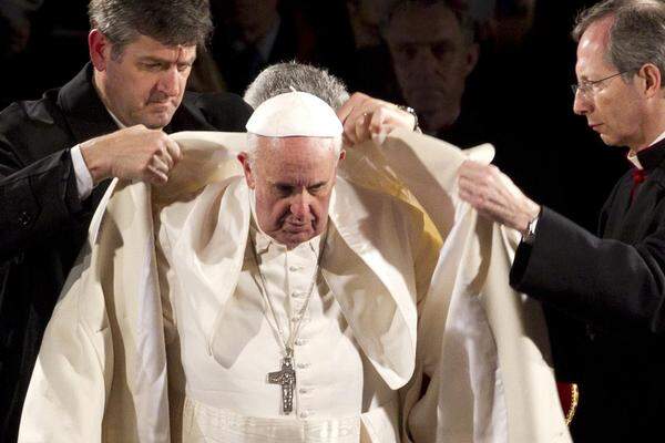 Zuvor stand die Karfreitagsliturgie im Petersdom auf dem Programm von Papst Franzikus.