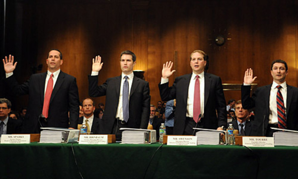 Schlagabtausch GoldmanAnhoerung