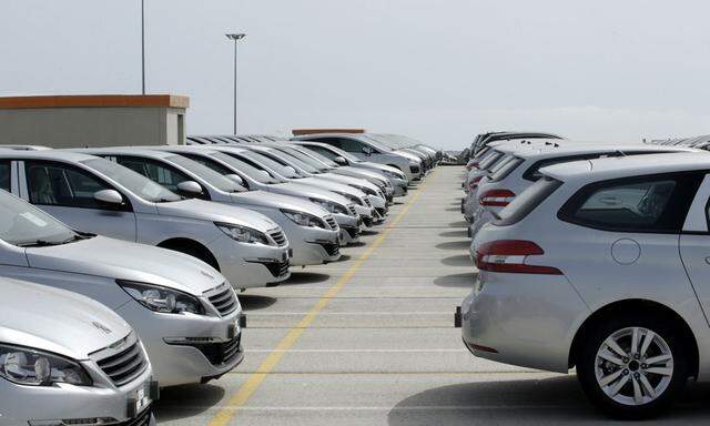 Export Of New Automobiles At Barcelona Port
