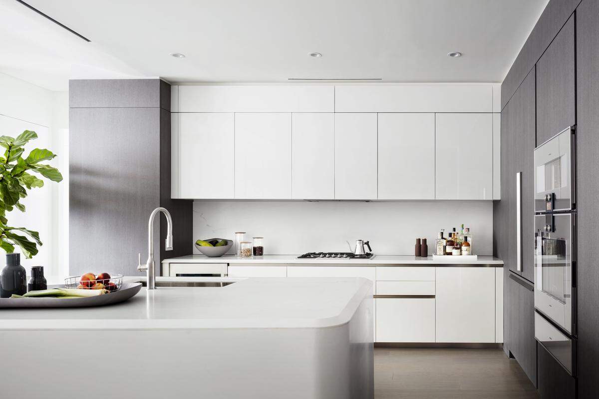 Die Küche, entworfen von Zaha Hadid Design.