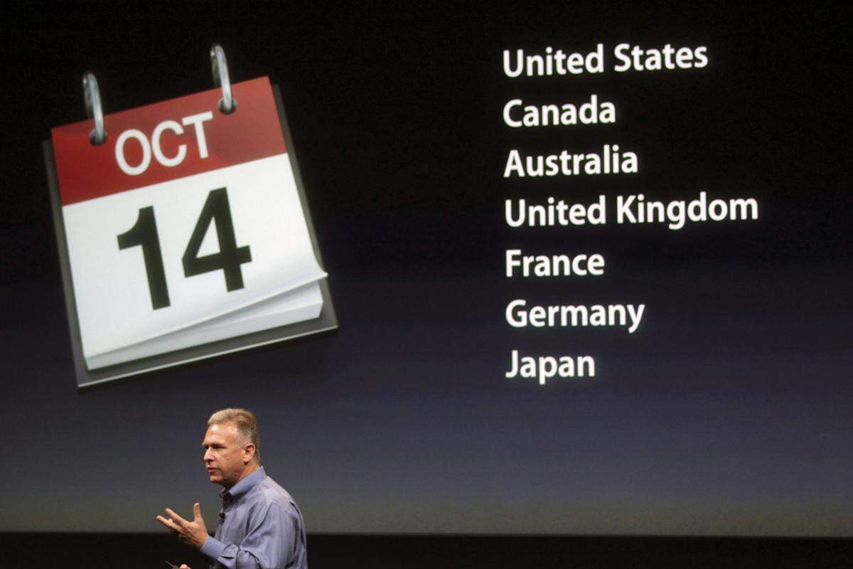 Wie schon bisher startet das neue iPhone 4S in mehreren Tranchen. Österreich ist erst ab dem zweiten Schwung dabei, der ab 28. Oktober starten soll. Das Betriebssystem iOS 5 erscheint bereits am 12. Oktober und soll auch auf den Vorgängergeräten laufen.