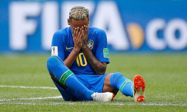 Neymars Verzweiflung ist inzwischen groß.