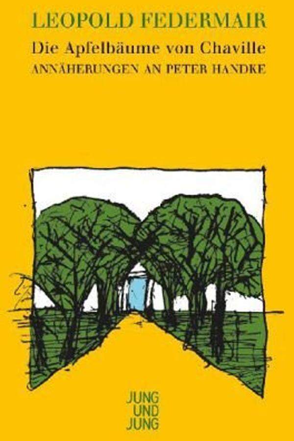 Jung und Jung bringt im August Federmairs Annäherungen an Peter Handke: "Die Apfelbäume von Chaville" vereinen in acht Essays Besuche bei dem großen Dichter-Kollegen und eine Auseinandersetzung mit dessen Werk.