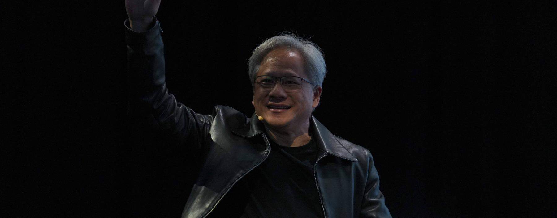 So sehen Sieger aus Jensen Huang, Chef des Chipherstellers Nvidia. 
