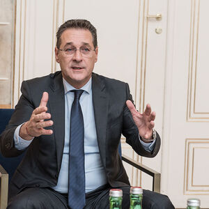 Vizekanzler Heinz-Christian Strache im "Presse" Interview
