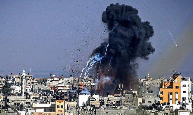 Israelischer Vergeltungsschlag in Gaza.