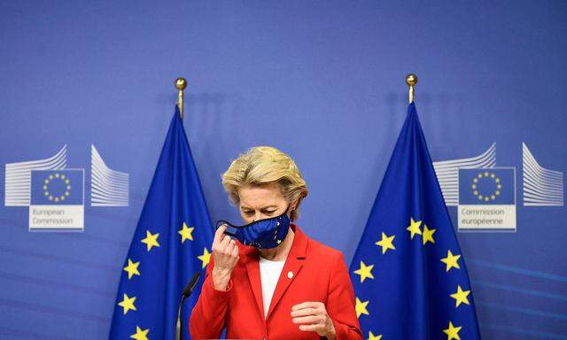 Kommissionspräsidentin Ursula von der Leyen am Donnerstag