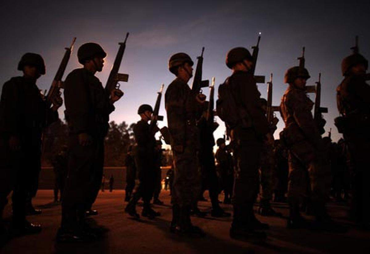 Mehr als 40.000 Soldaten und einige Tausend Bundespolizisten sind mittlerweile im Einsatz, um den Drogenschmuggel zu bekämpfen.