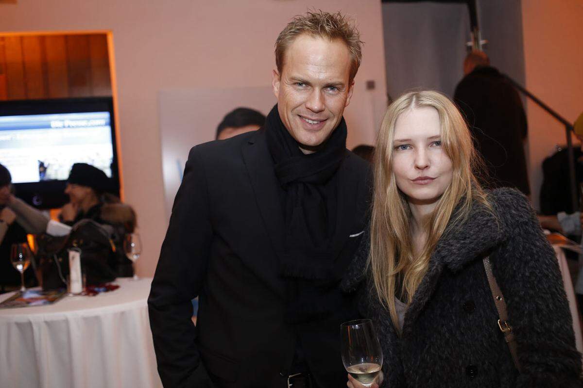 Hannes Steinmetz  von Bundy mit "Schaufenster"-Bildredakteurin Christine Pichler.