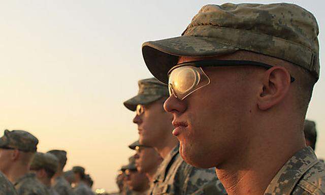 In this photo taken Saturday, Aug. 21, 2010, U.S. Army soldiers from 4th Battalion, 9th Infantry Regi