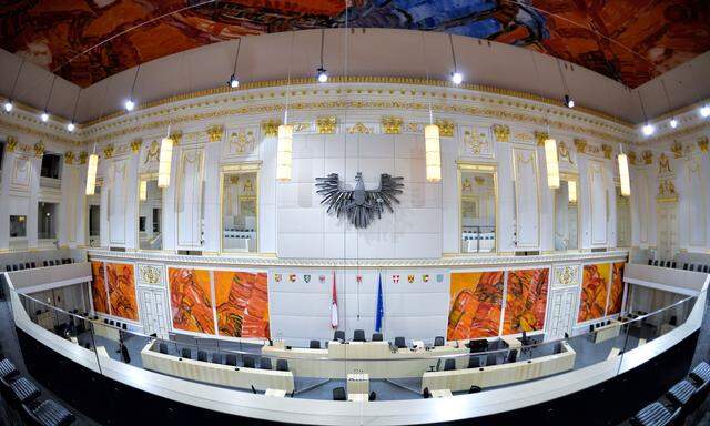 Der Plenarsaal in der Hofburg.