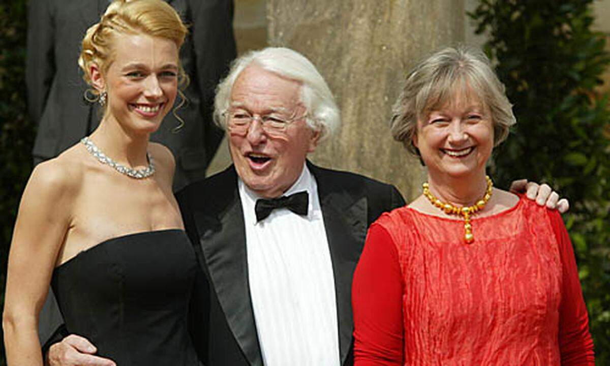 Im November 2007 starb völlig überraschend Wolfgangs Ehefrau und Katharinas Mutter Gudrun (rechts). Die Nachfolge-Diskussion entbrannte neu.
