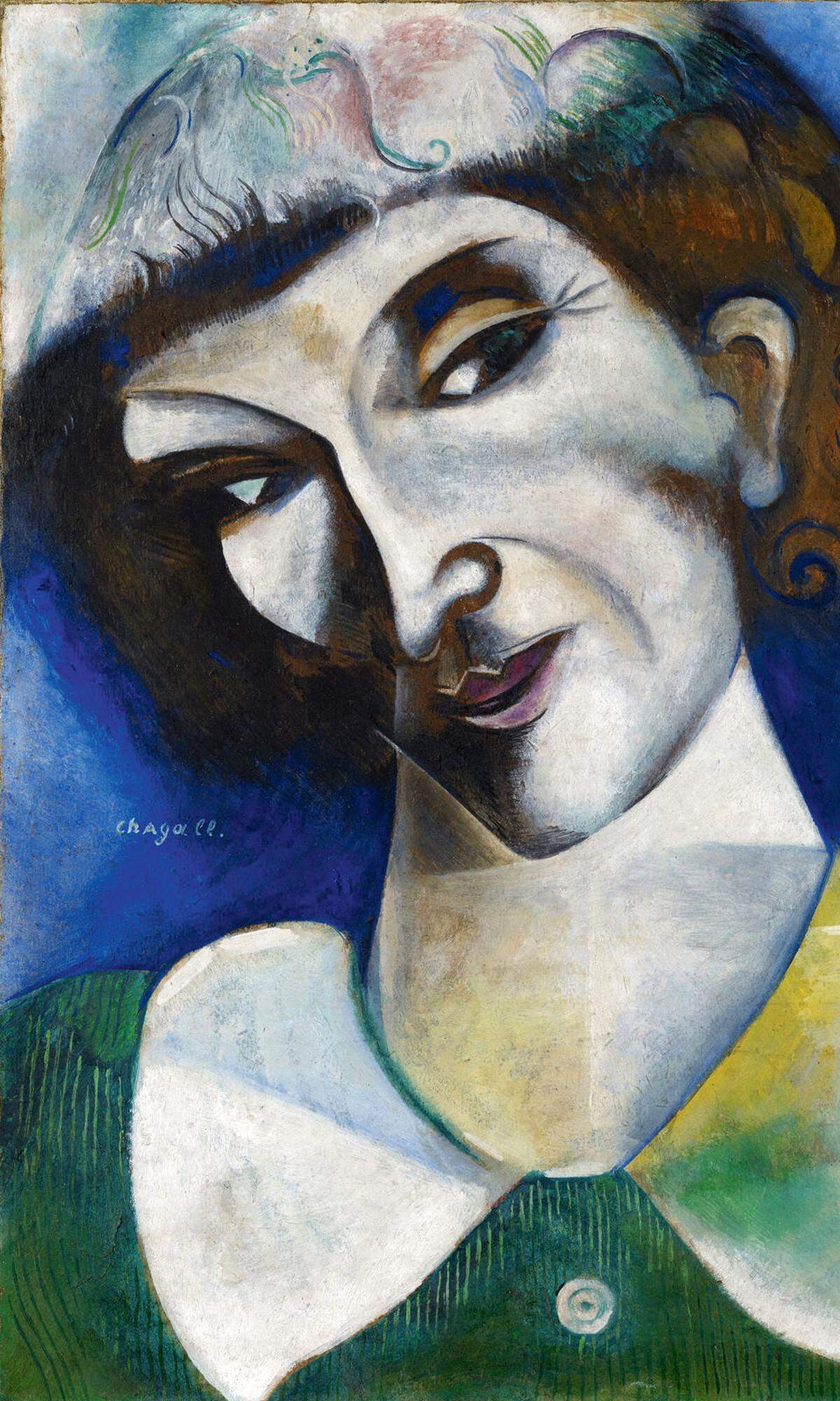 Selbstfindung. Nach produktiven und spannungsvollen Jahren in Paris zwang der Ausbruch des Ersten Weltkriegs Marc Chagall zum Verbleib in seiner Heimat Russland. Das Guggenheim Bilbao zeigt die Gemälde dieser Jahre als Ausdruck intensiver Selbstreflexion. 1. 6.–2. 9. www.guggenheim-bilbao.eus