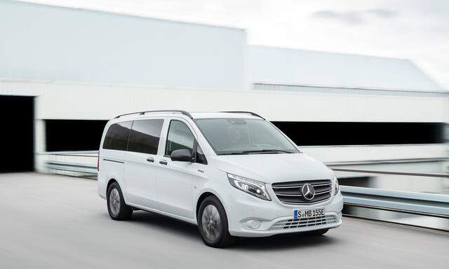 Edeltransporter ohne Verbrennungsmotor: Mercedes e-Vito.
