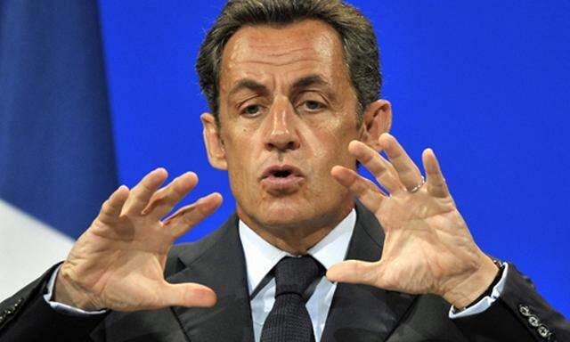 Frankreich Nicolas Sarkozy Kriegspfad