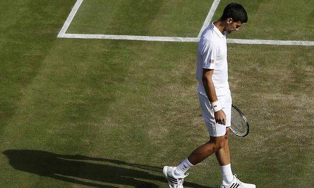 Geschlagen: Serbiens Tennisstar Novak Djokovic