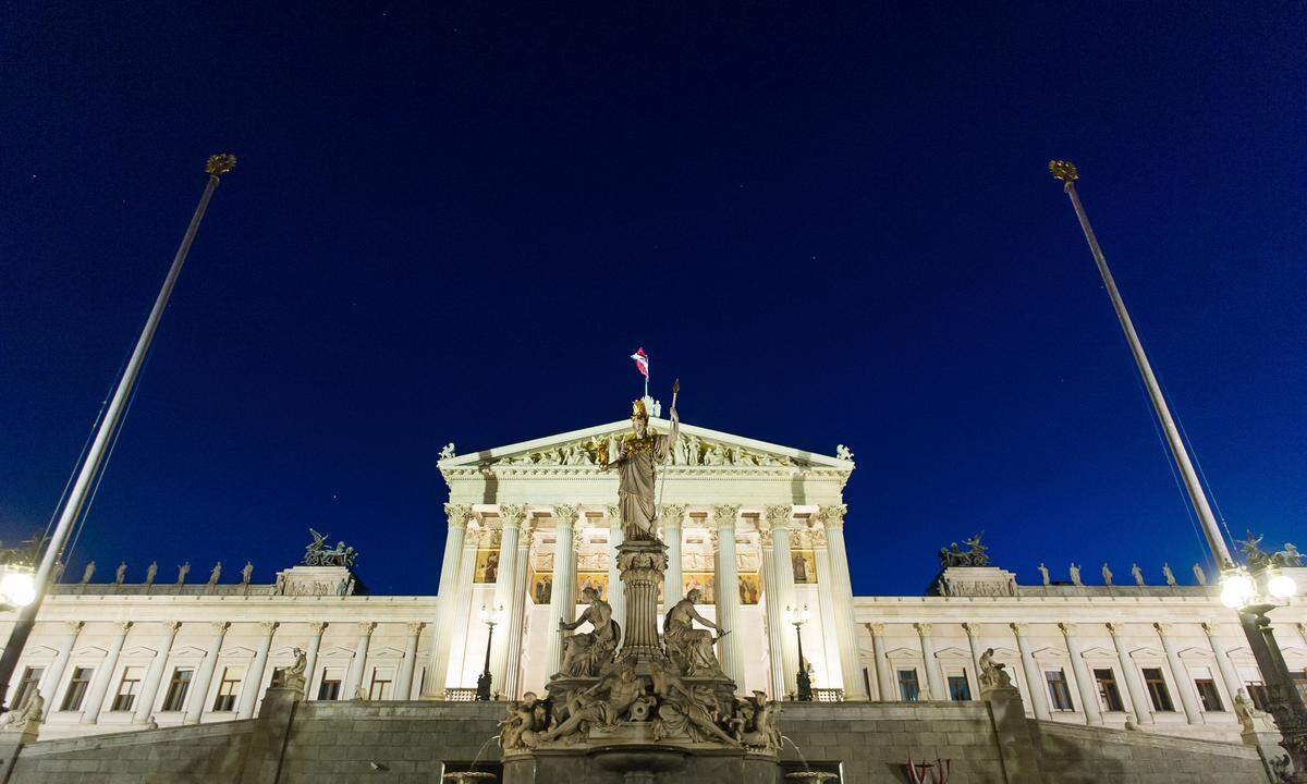 Die Stadt Wien evaluiert derzeit Maßnahmen zu den Beleuchtungen von Sehenswürdigkeiten.