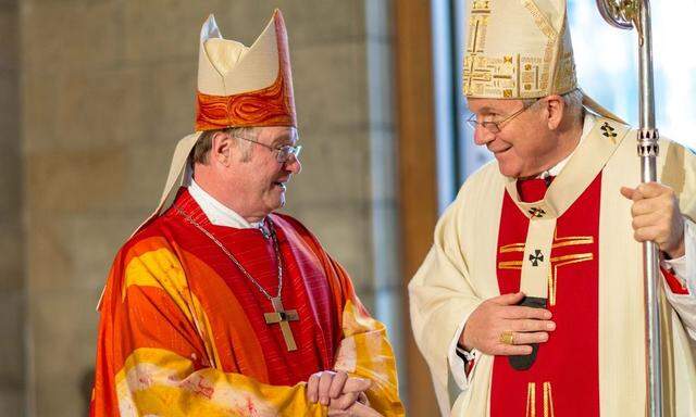 Der bisherige Innsbrucker Bischof Manfred Scheuer mit Kardinal Christoph Schönborn 