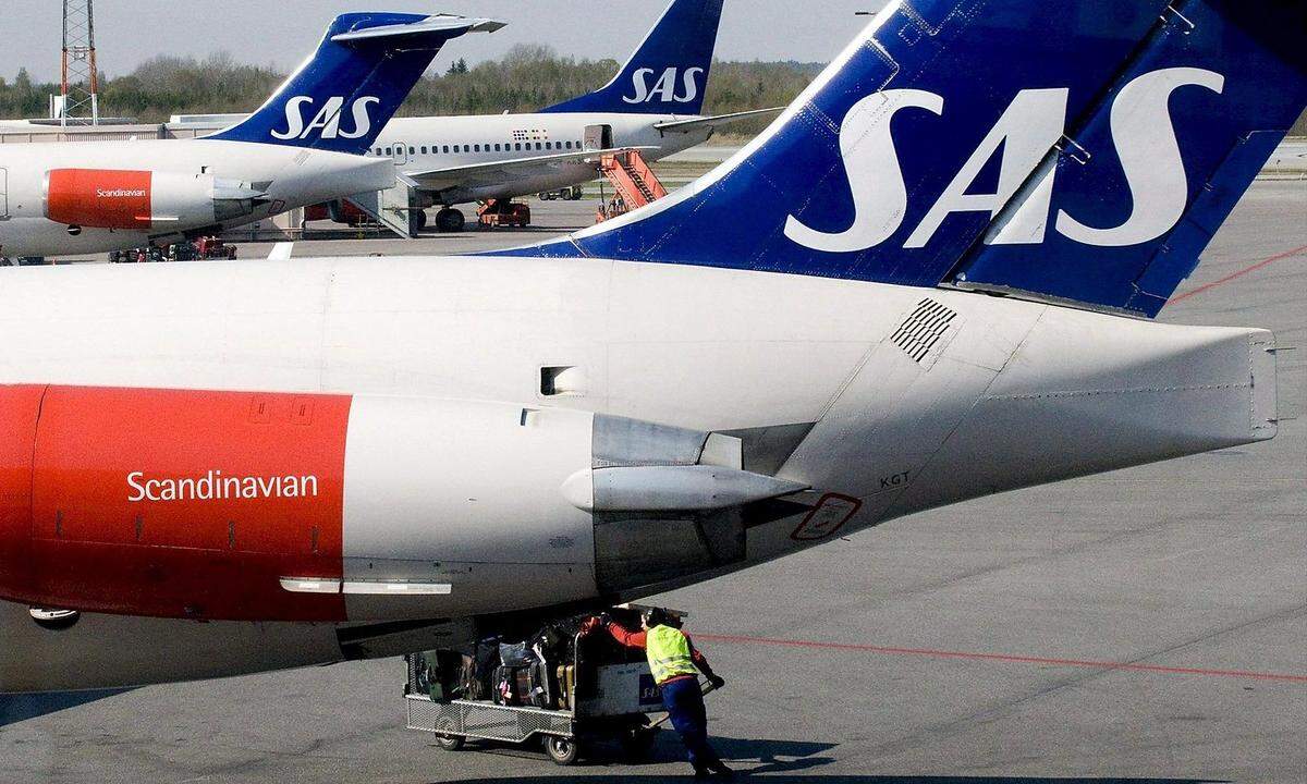 Auch die skandinavische Airline hat schon einige Jahre auf dem Buckel. Seit 1946 bringt sie Passagiere oft pünktlich ans Ziel, im Vorjahr genauso wie KLM in 80,9 Prozent der Fälle. Damit teilen sie sich den zehnten Plazt.