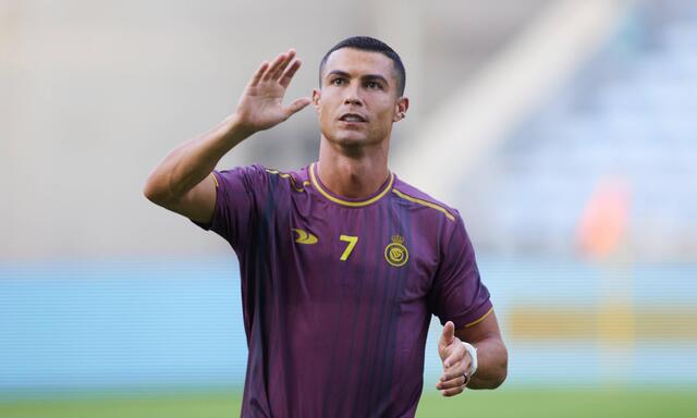 Cristiano Ronaldo bei einem Testspiel am Montag. 