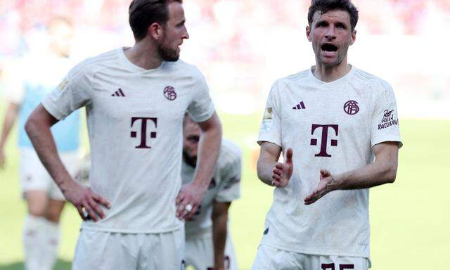 Harry Kane (l.) und Thomas Müller stehen gegen Arsenal im Fokus.