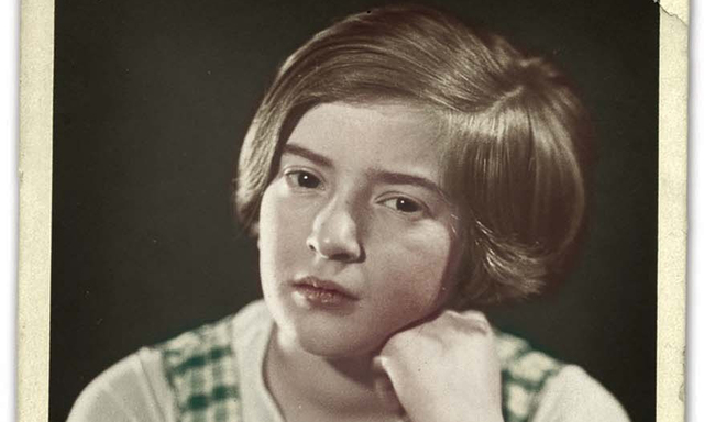 Ruth Maier in ihrer Wiener Schulzeit. 