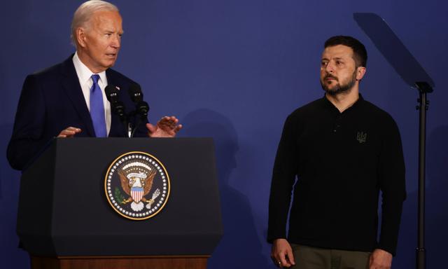 US-Präsident Joe Biden hatte Selenskij beim Nato-Gipfel in Washington versehentlich mit Wladimir Putin verwechselt.