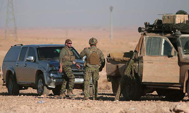 US-Militär ist an der Offensive auf Raqqa beteiligt, hier nördlich der syrischen Stadt.
