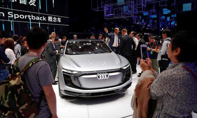 Audi e-tron Sportback bei der Shanghai Auto Show