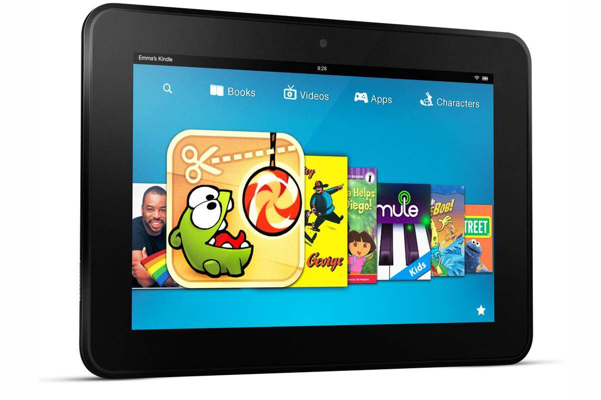 Auf den Amazon-Tablets läuft eine stark abgewandelte Version von Android, die besonders auf die Inhalte - Musik, E-Books, Filme, etc. - von Amazon ausgerichtet ist. Amazon betreibt auch einen eigenen Android-Appstore, in dem einige Apps exklusiv erhältlich sind und täglich kostenpflichtige Apps verschenkt werden. Der Appstore bietet derzeit allerdings nur 50.000 Apps - vergleichsweise wenig, denn selbst für Windows Phone gibt es mittlerweile rund 100.000 Anwendungen.