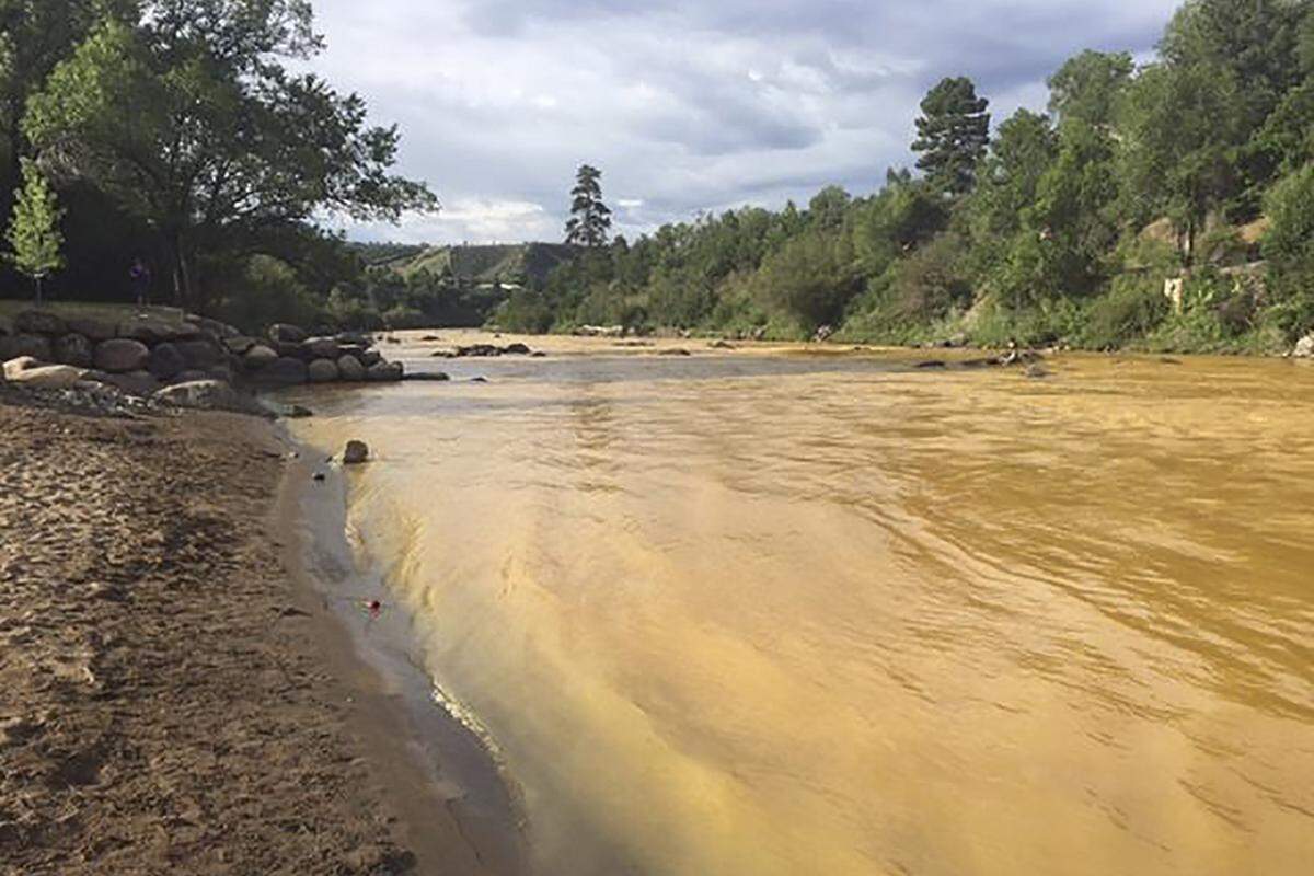 Dieser Fluss im US-Bundesstaat Colorado wird sich länger nicht erholen. Ein Unfall in einer Goldmine hat ihn zum Giftareal gemacht.