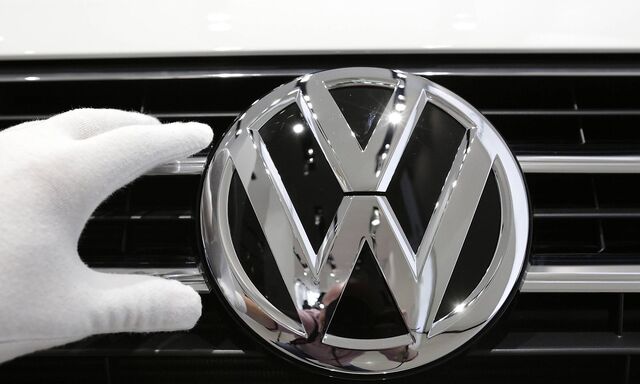 Logo des Automobilherstellers VW Volkswagen DEU Berlin 23 08 2018