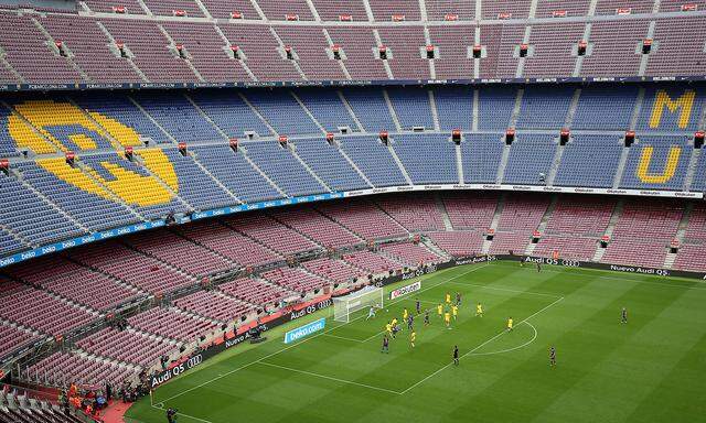 Leeres Camp Nou