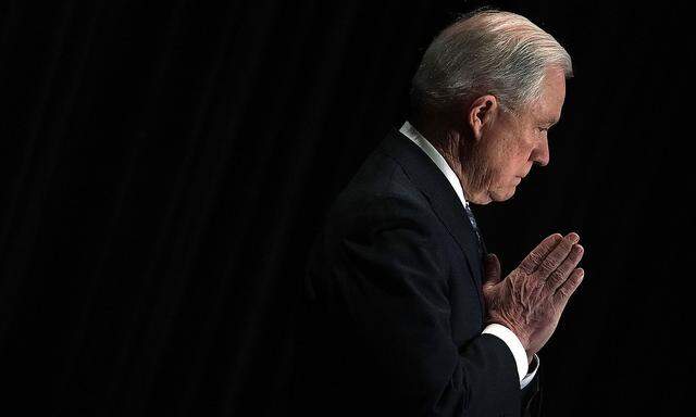 Jeff Sessions sieht sich als US-Justizminister Gottes Gnaden. 