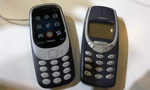Beim Mobile World Congress in Barcelona (auf der Messe sollen in diesem Jahr erstmals über 100.000 Besucher sein) hat HMD, das künftig Geräte unter der Nokia-Marke auf den Markt bringen wird, einen Klassiker ausgegraben: Das 17 Jahre alte Modell dient als Vorlage für die Neuauflage.
