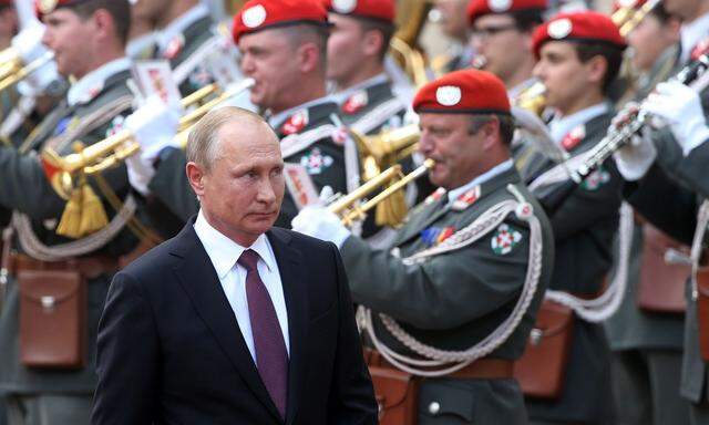 Russian President Vladimir Putin visits Austria