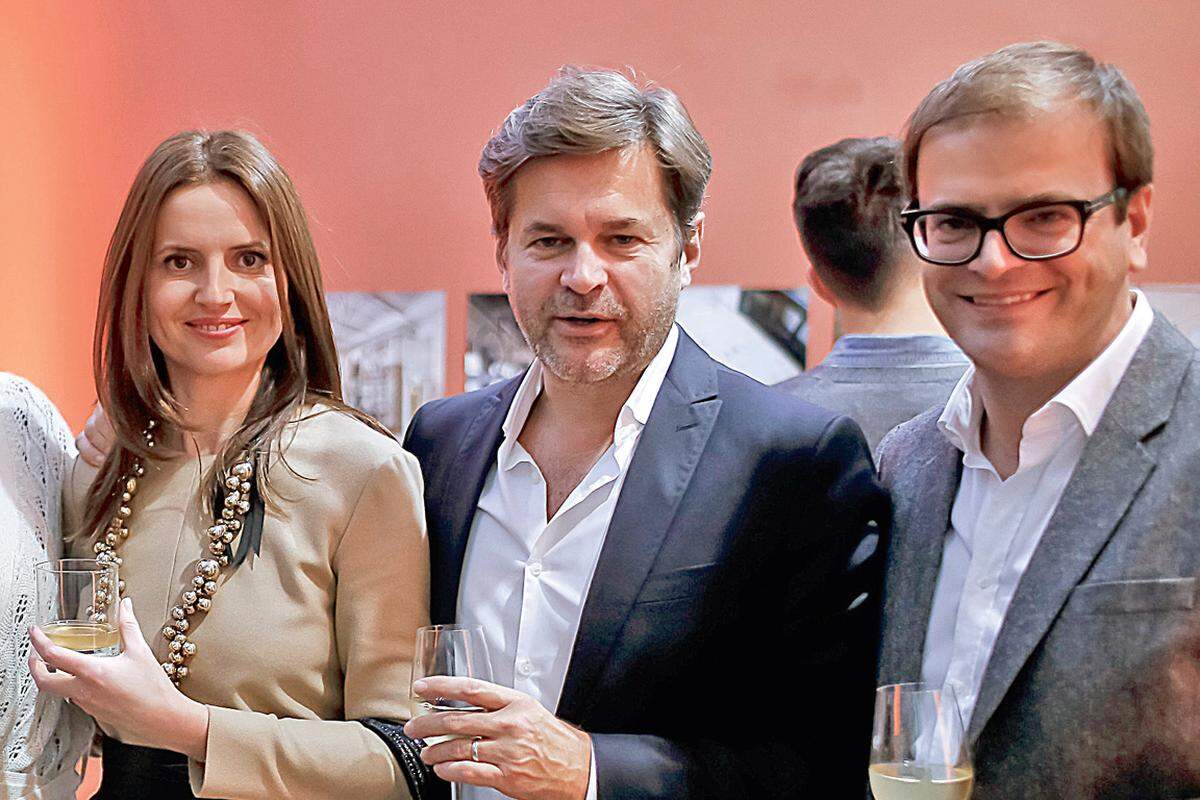 Webzinmacher Natalie Herzlieb und Herbert Bren (Fogs-Lifestyle), Robert Kropf (Insiderei)