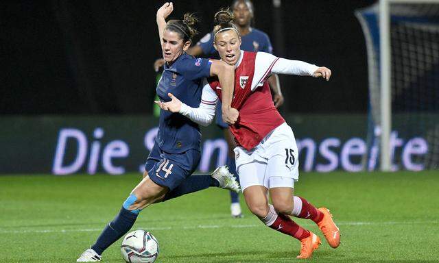 In Frankreich ist wieder voller Einsatz von Nicole Billa und Kolleginnen gefragt – im Hinspiel wurden sie mit einem 0:0 gegen den Gruppenfavoriten belohnt.