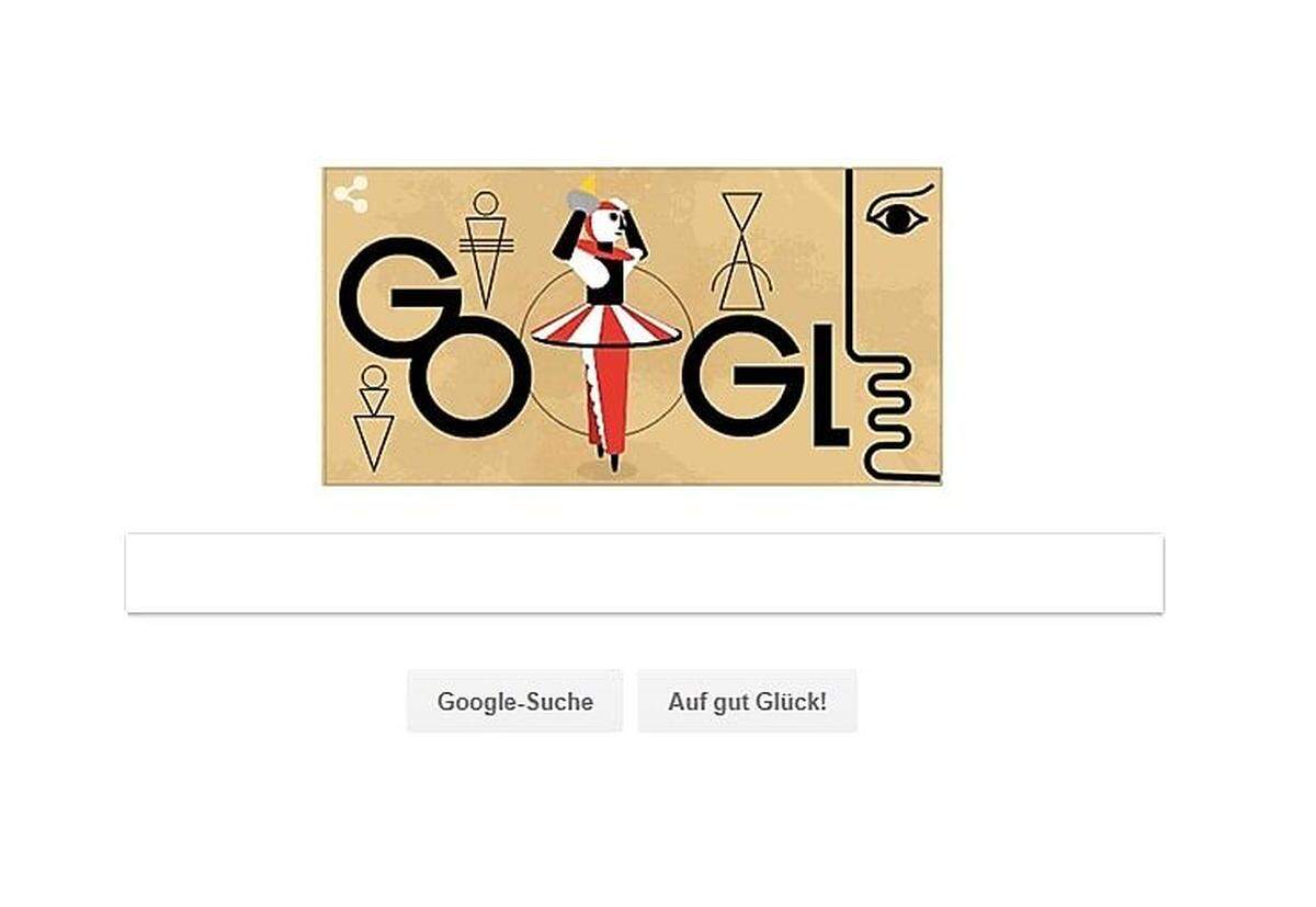 Im selben Jahr kreierten die Studenten auch das erste "Google Doodle" - eine grafische Veränderung bei besonderen Anlässen.  Am 20. Geburtstag von "Google", dem 4. September 2018, ehrt das Unternehmen den deutschen Maler, Bildhauer und Bühnenbildner Oskar Schlemmer mit einem "Google Doodle". 
