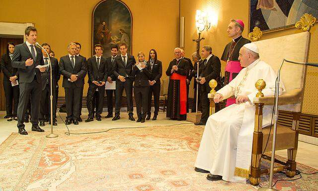 ÖSV-Delegation beim Papst