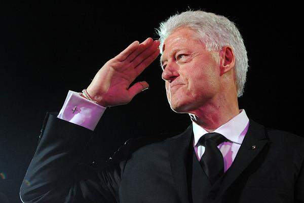 ... und vom ehemaligen US-Präsident Bill Clinton.