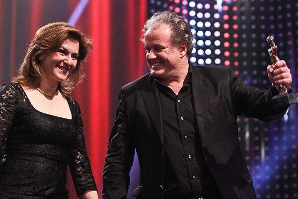 Martina Gedeck und Julian Pölsler, Preisträger in der Kategorie "Beste Regie Kinofilm".