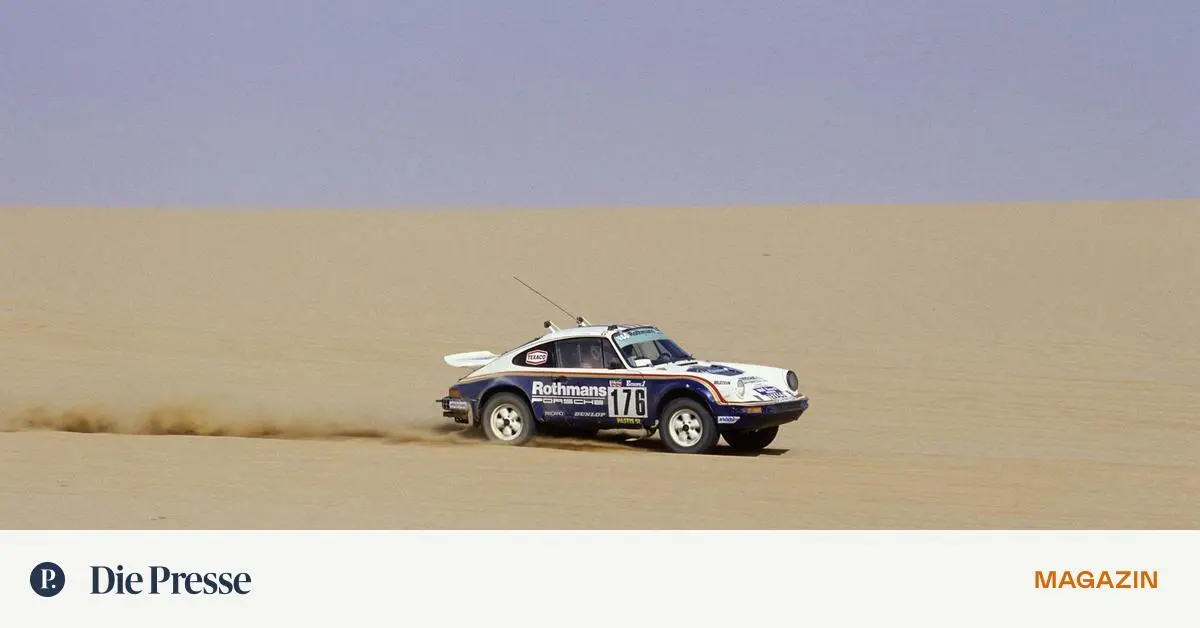 Porsches Spur im Wüstensand | DiePresse.com