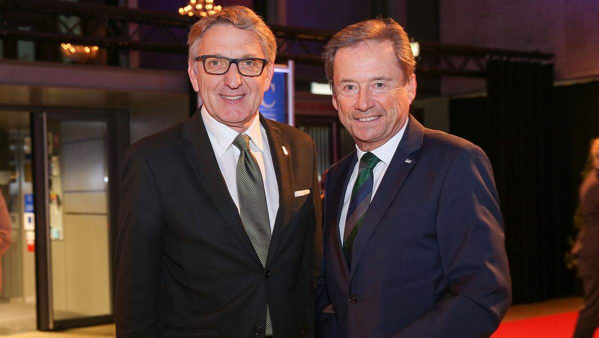 WK Steiermark-Präsident Josef Herk (l.) und Landeshypothekenbank-Vorstandsdirektor Bernhard Türk.