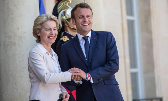 Ursula von der Leyen und Emmanuel Macron 