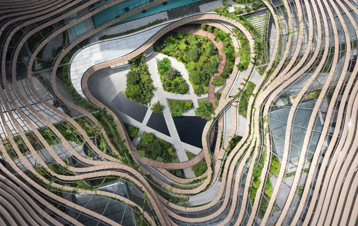 Das Marina One in Singapur gehört zu den Finalisten der Mipim Awards in der Kategorie Innovative Green-Buildings.