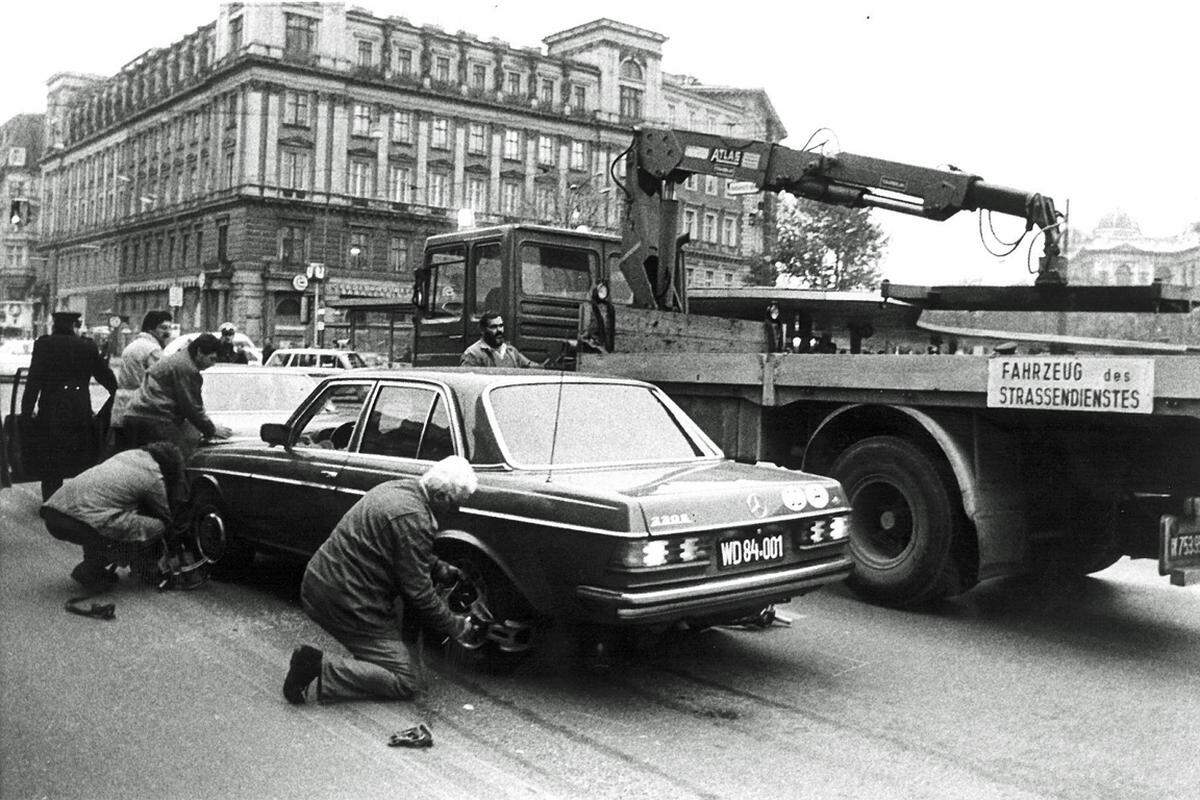 19. November 1984: Der türkische Diplomat Enver Ergun wird am Wiener Schottenring in seinem Auto erschossen. Der Täter kann fliehen. Zum Anschlag bekennen sich armenische Extremisten.